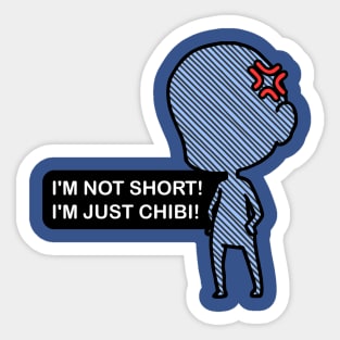 Just Chibi (Blue) Sticker